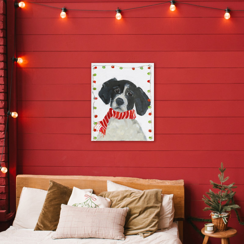 Santa Paws Dog, conception de Sally Swatland, H 30 po x l 24 po