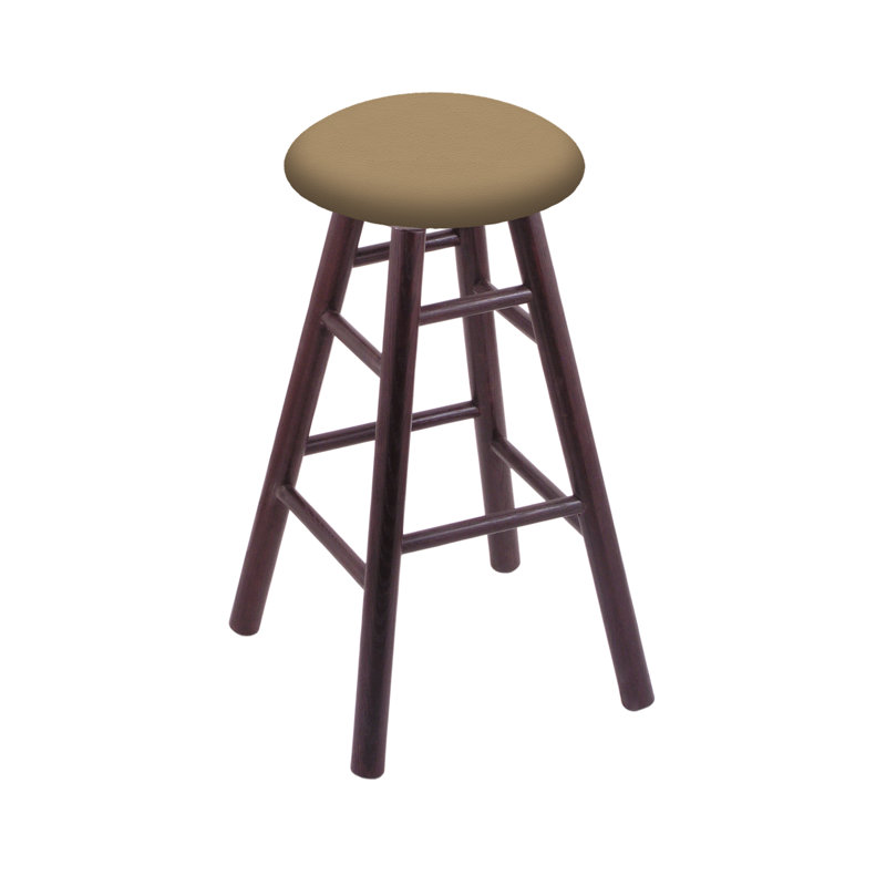 Tabouret pivotant très haut de 36 po, Chêne cerisier foncé, Sable Canter