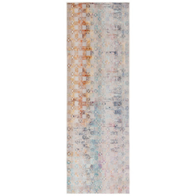 Rainbow Performance Abstract Indoor/Outdoor Area Rug