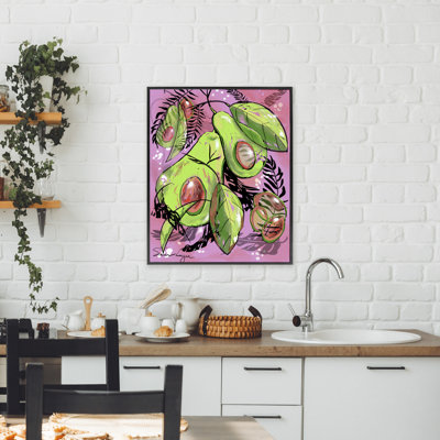 «Vibic Avocado Collage», estampe numérique, conception par Susan Lugar