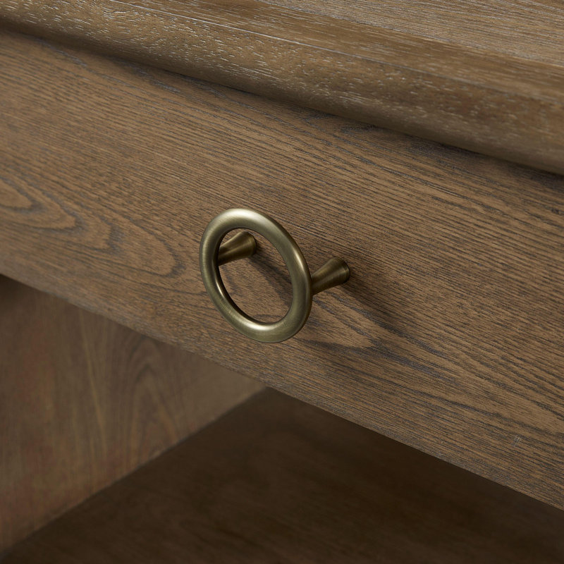 Waterfall End Table - Latte