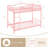 Twin Over Twin Metal Bunk Bed, Heart Guardrails, 400 lb Capacity, Ladder, Space Saving-509735555