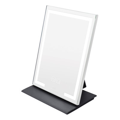 Miroir de maquillage Gelais Lumiere Touch Pad Plus avec capteur tactile et rechargeable avec adaptateur d'alimentation