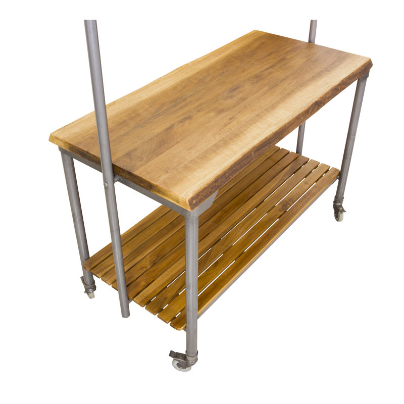 Kaliyah Solid Wood Top Kitchen Island