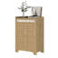 Armoire à café, buffet de style campagnard moderne avec tiroir et tablette réglable, rangement de porte de grange pour plusieurs pièces