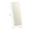 Miroir de plancher à DEL avec contrôle tactile Samie, métal blanc 32 x 71 Samie