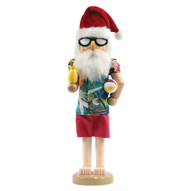 Beach Time For Santa Nutcracker