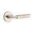 Emtek Select Privacy Interior Mortise w/ Disk Rosette & R-Bar Stem, Knurled Lever-1341555044-1341555049