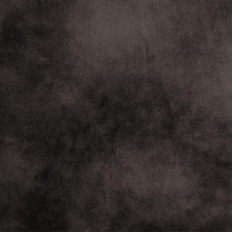 Repose-pieds en cuir véritable Abrahamsville, Brun
