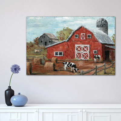 «Country Barn», reproduction sur toile tendue