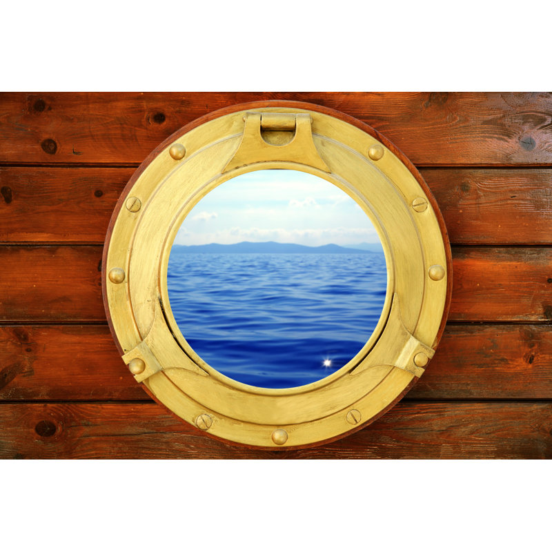 Boat Closed Porthole - Wrapped Canvas Print, 81cm H x 122cm W x 3.8cm D