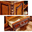 Armoire de rangement européenne en bois massif