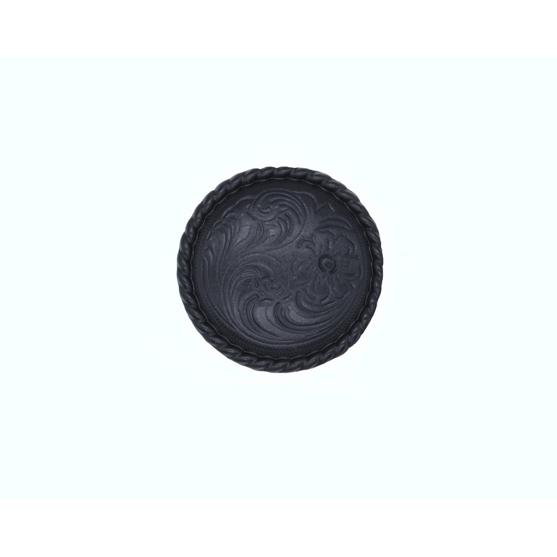 Forme ronde de 1 1/4 de diamètre, Noir mat