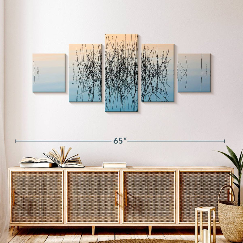 Illusions de marais, H 24 po x l 55 po