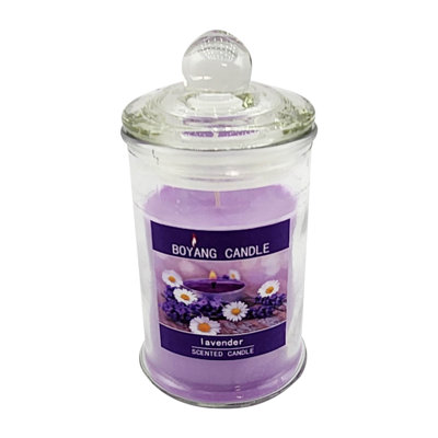 candle candle 1pc 90g Transparent Soy Wax Scented Candle Clear Glass Jar, Suitable For Home Decoration And Romantic Gift