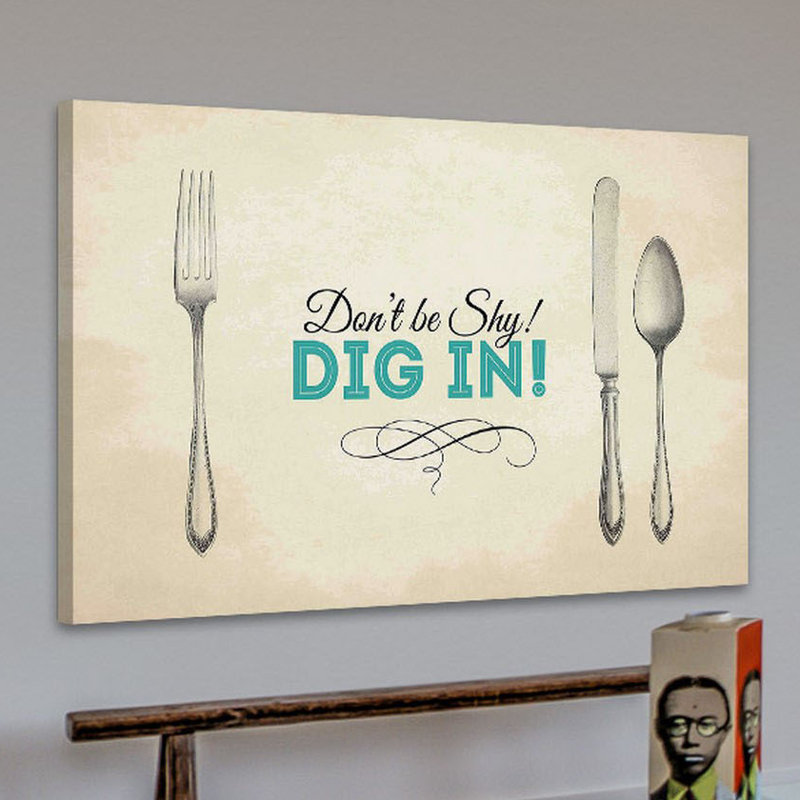 Dig In 2 - Wrapped Canvas Print, 76cm H x 114cm W