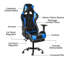 Fauteuil de jeu PC et de course-65800224