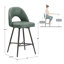 Tabouret de bar et de comptoir pivotant Etna-2046888593-2046888595