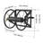 Wall Mounted Garden Hose Reel 5/8 in Manual Hose Winder Brass Fitting