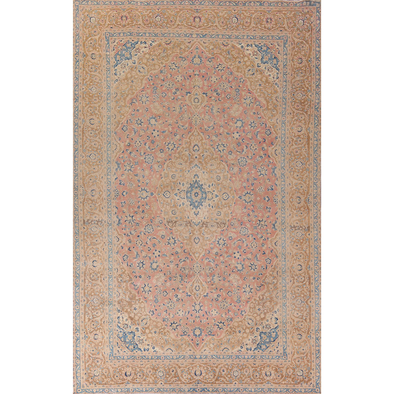 Tapis traditionnel rose grand 10 x 15