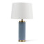 Cylinder 55cm Metal Ceramic look Table Lamp-47219205-47219204
