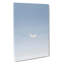 Crescent Moon in a Blue Sky in Abstract - Wrapped Canvas-55317477