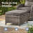 5-7 Person Outdoor Wicker Patio Conversation Set With Ottomans-1050044277-1050044272