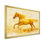 «Golden Freedom Unbridled Horse Portrait IV», art mural cheval