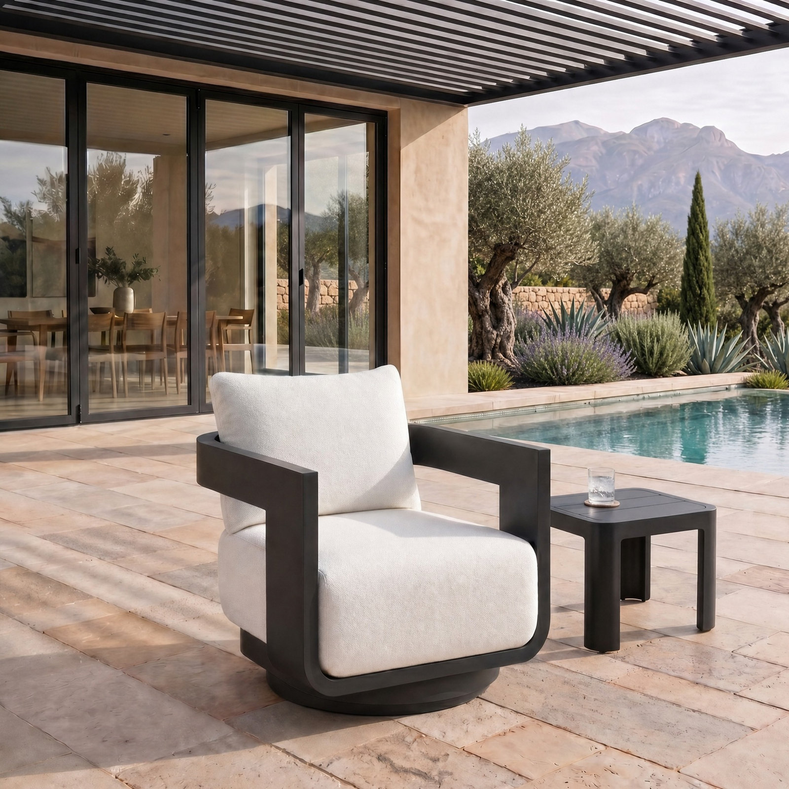 Johnny Aluminum Patio Chair
