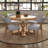5-Piece Dining Set Mid-Century Modern Wooden Table & Upholstered Chair Set For Home, Kitchen, Dining Room-114651359-114651358