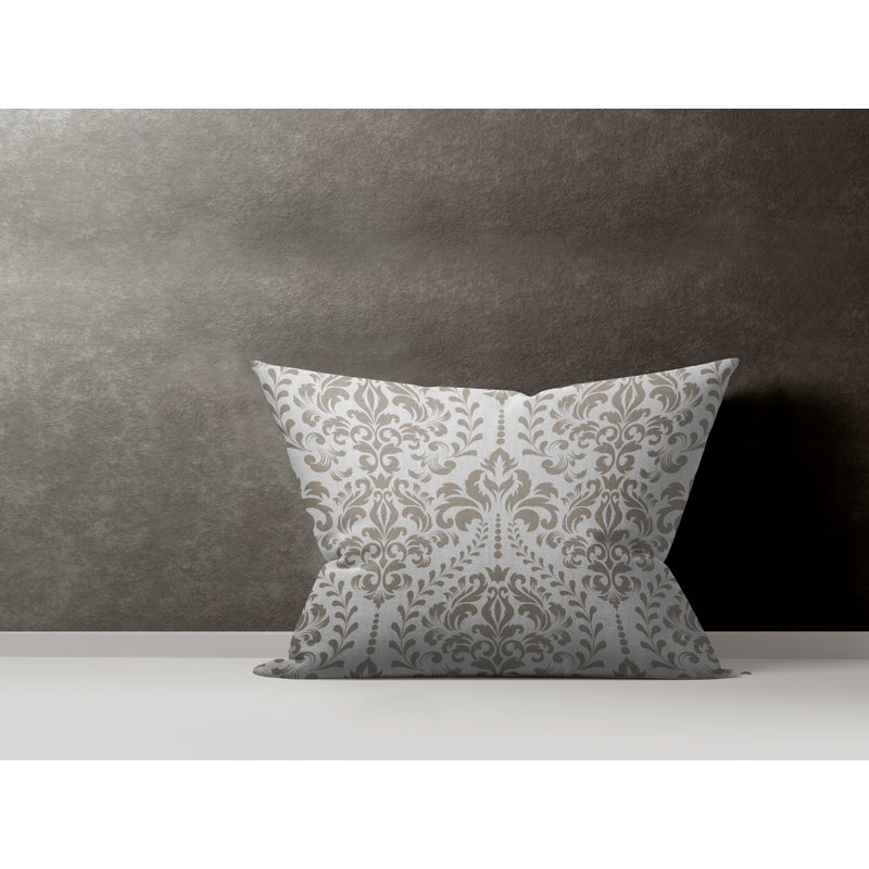  Housse et insert de coussin rectangulaire en coton Adeline, Beige