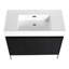 Meuble-lavabo autoportant avec lavabo en résine et portes à fermeture douce-295147971