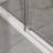 Shower Door, Tempered Clear Glass, Reversible Sliding, Water - Blocking, Silent Pulleys 56 60 In W Adjustable Bathtub 58 H, 1/4"  6Mm  , Splash Proof Sealing, Smooth Operation
