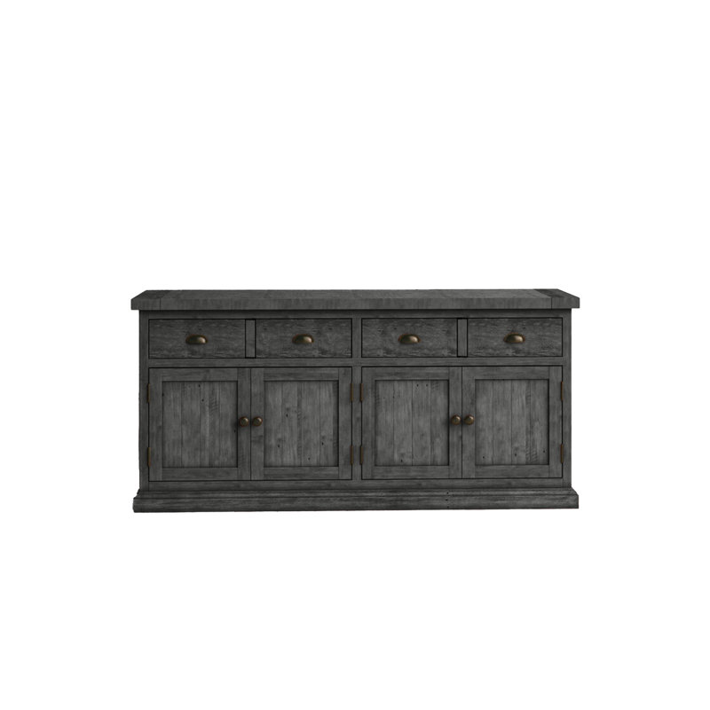 Annata 70'' Solid Wood Sideboard, Iron Ore