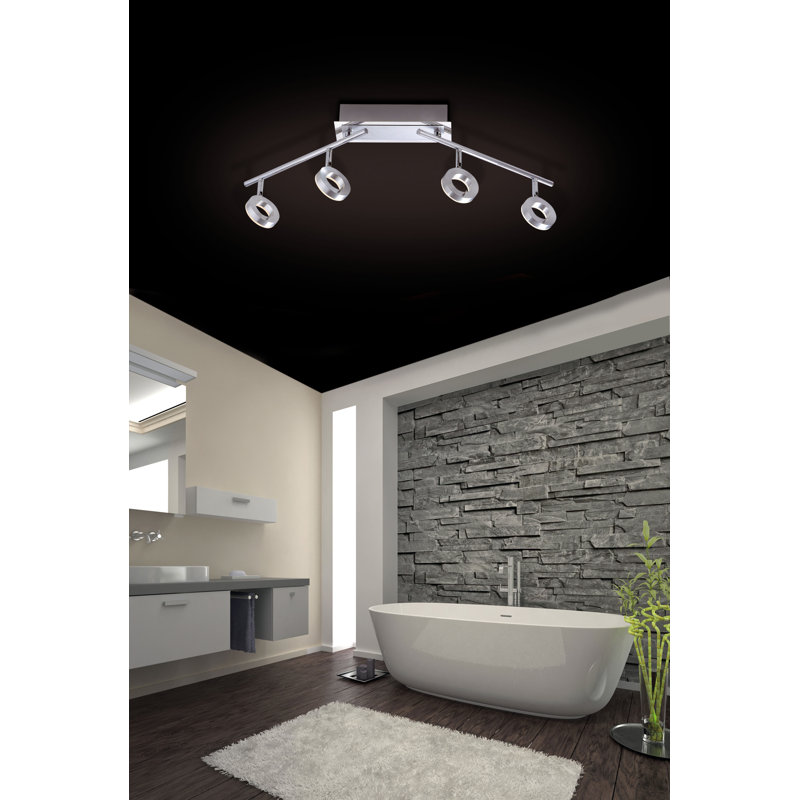 18cm 4 -Light Track Kit, Matt aluminium