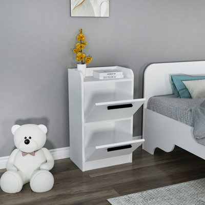 Meshonda 45cm W Manufactured Wood Bedside Table