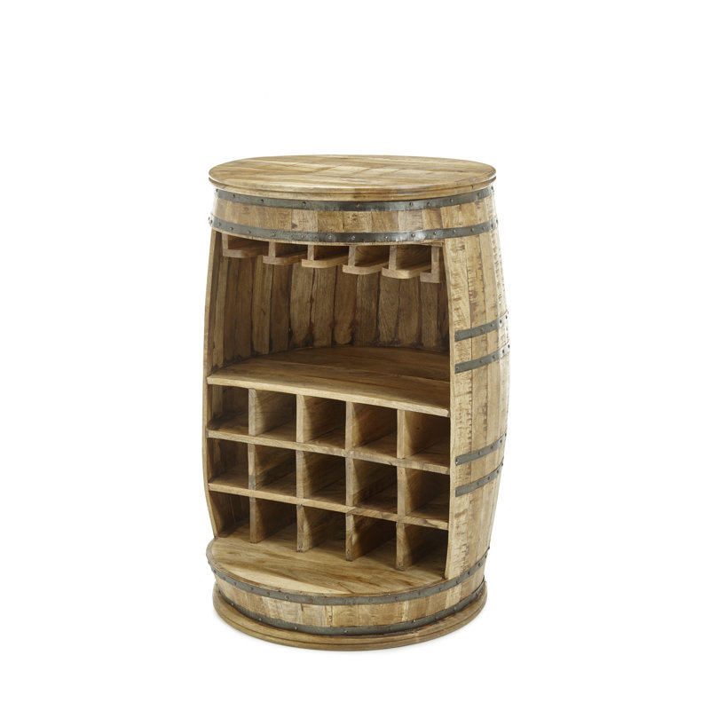 Fiasko 58cm Solid Wood Home Bar