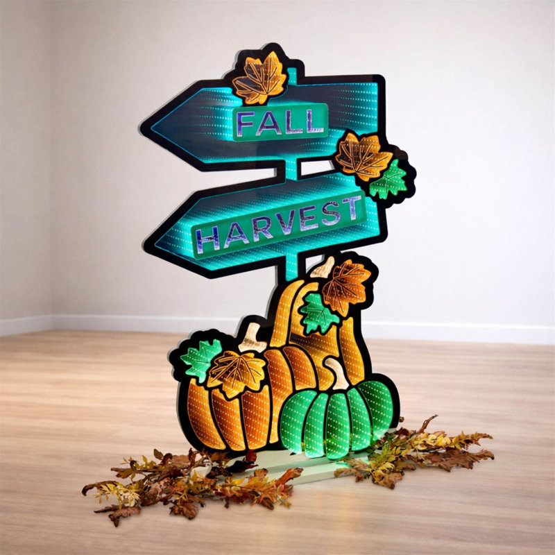 Plaque d'automne «Ekkolight» 35 po