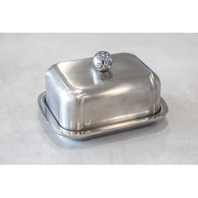 MasterClass Deep Double Walled Insulated Covered Butter Dish
