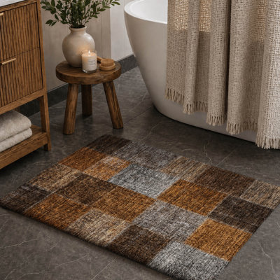 Tapis à poil long de qualité supérieure lavable à la machine ADS663