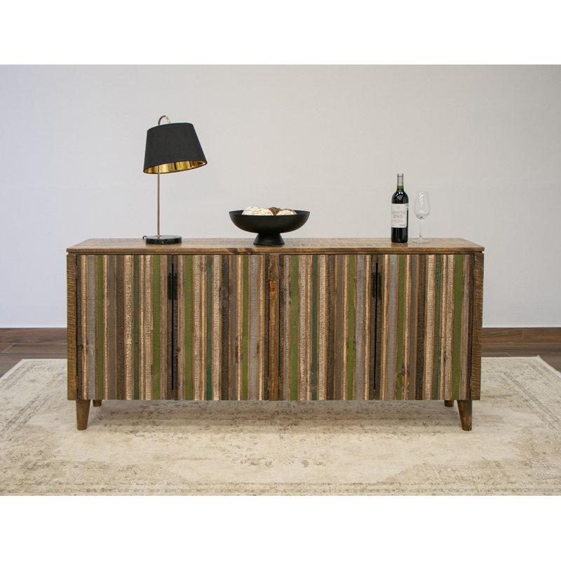 Buffet Tiza 68.5, Brun / Beige / Vert