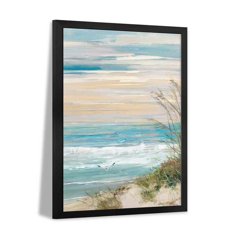 «Beach at Dusk» par Sally Swatland, H 32 po x l 24 po