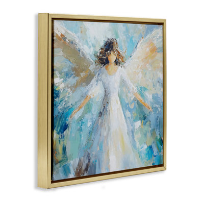 Cadre flottant Flying Glory Angel, design par Petal Prints Design
