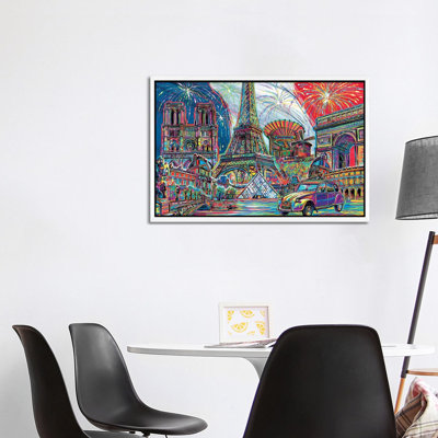 Paris Pop Art by P.D. Moreno - Print on Canvas