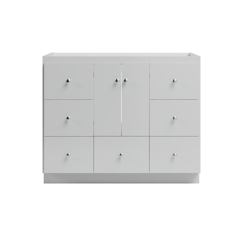Armoire de meuble-lavabo sans comptoir Slab l 42 po x P 21 po x H 34,5 po Dewy Morning, Dewy Morning