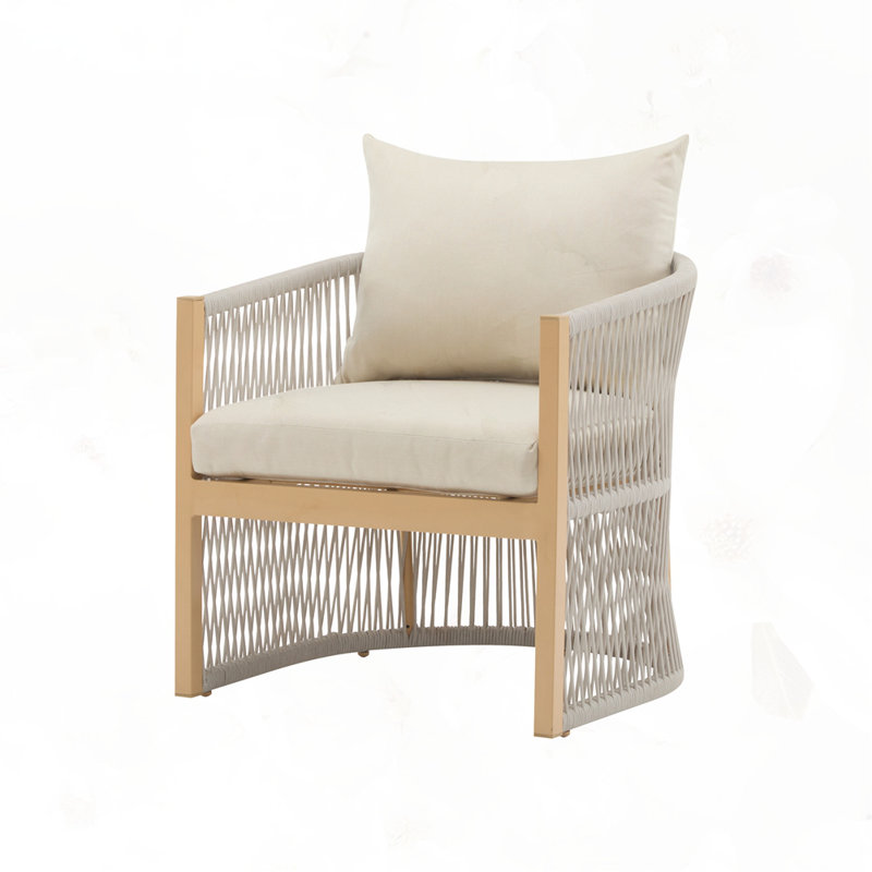Méridienne Modern, Beige, Naturel