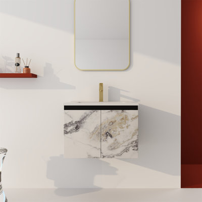 Meuble-lavabo avec lavabo pour la salle de bain