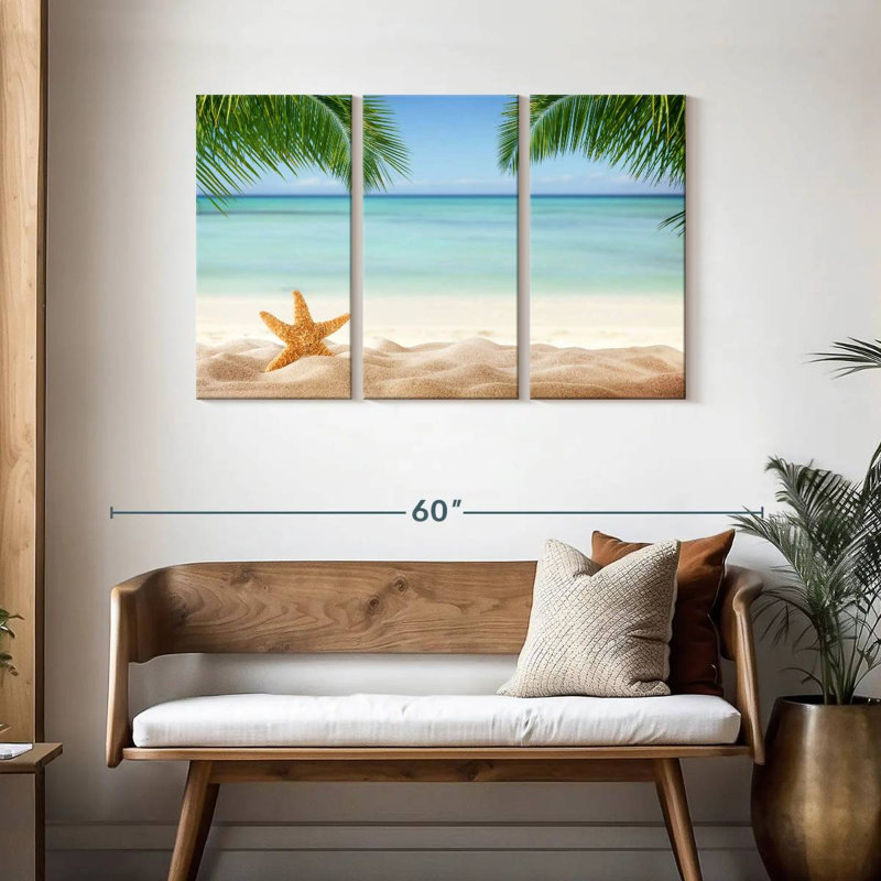 Étoile de mer tropicale Alvord, H 28 po x l 45 po