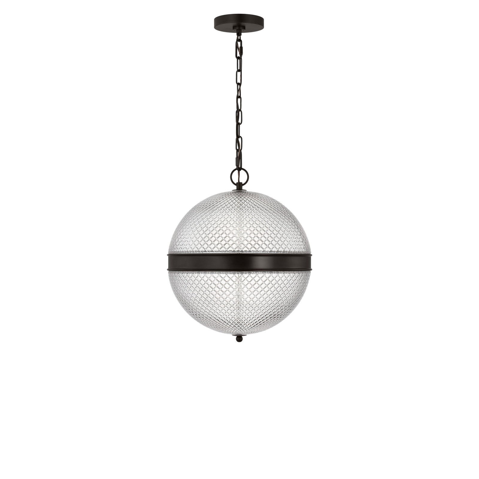 Lucinda 15 Pendant, Aged Iron