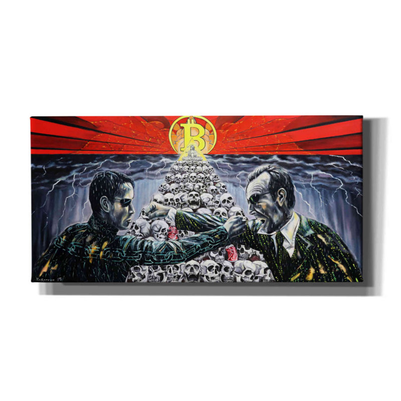 Art mural sur toile Trinx «When The King Speaks» par Jan Kasparec, H 12 po x l 24 po x P 0,75 po
